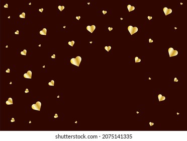 Golden heart on a dark background.  Background, texture for the holiday Valentine's Day.Vector illustration.