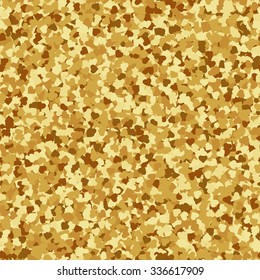 Golden hearts seamless pattern