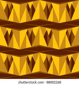 Colinas doradas sin fisuras, fondo vectorial.