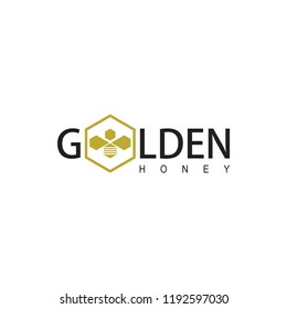 Golden honey logo