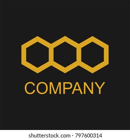 Golden Honeycomb Logo 