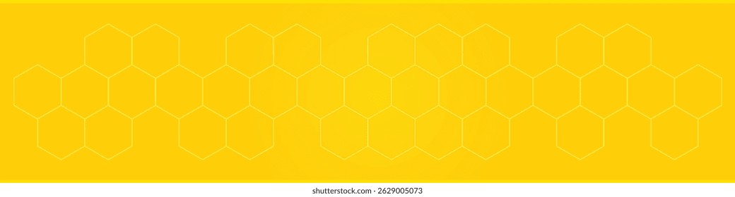 Golden Honeycomb Pattern Gold Hexagonal pattern vector background 