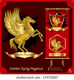 Golden horse