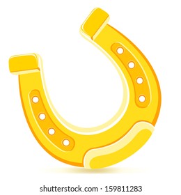 Golden horse shoe