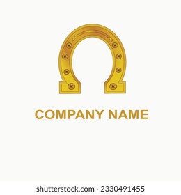 Golden Horseshoe Construction Logo Design