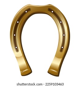 The golden horseshoe is a symbol of good luck, prosperity and the traditional symbol of St. Patrick's Day in March