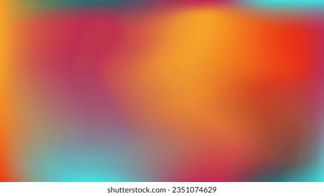 Golden hour sunrise template. Azure blue orange coral mauve wine violet red ochre colors print. Positive inspiring. Twilight time pattern. Affirmation wallpaper. Beautiful sunset sky vibe background. 