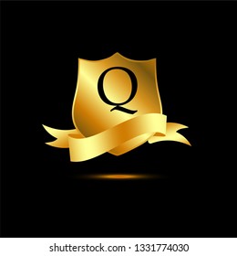 golden initial P template 