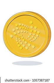 Golden IOTA coin