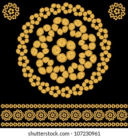 Golden Islamic Background. Jpeg Version Also Available In Gallery.
