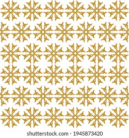 Golden Islamic Pattern design vector