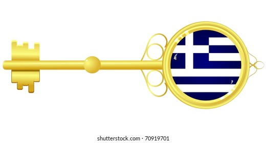 golden key from Greece