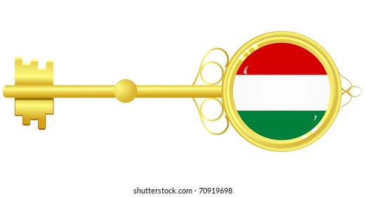 golden key from Hungary