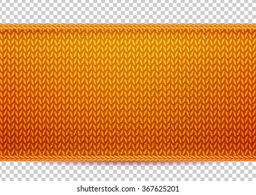 Golden knitted tape