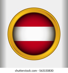 Golden Label Flag of Austria