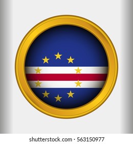 Golden Label Flag of Cape Verde