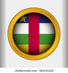 Golden Label Flag of Central African Republic