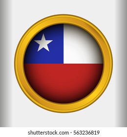 Golden Label Flag of Chile
