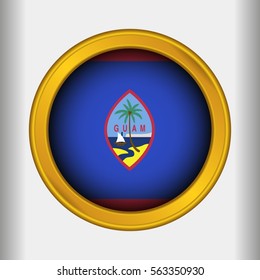 Golden Label Flag of Guam