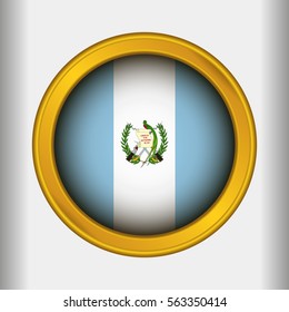 Golden Label Flag of Guatemala