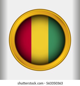 Golden Label Flag of Guinea