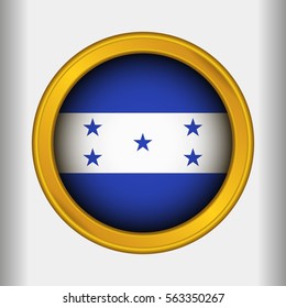Golden Label Flag of Honduras