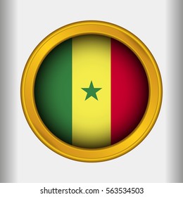 Golden Label Flag of Senegal