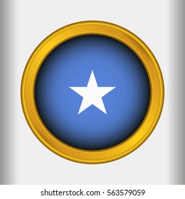 Golden Label Flag of Somalia