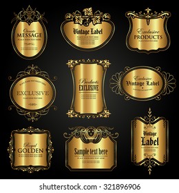 Golden labels - vector set