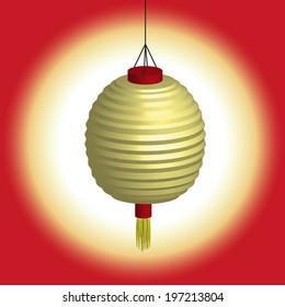 Golden lanterns - which is similar to the traditional Chinese lanterns.