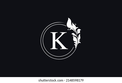 Golden leaf and circle logo design vector. Golden beauty and business symbol and alphabets vector design