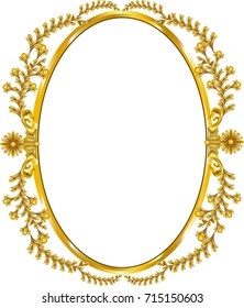 golden leaf frame