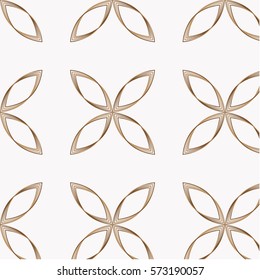Golden leaf pattern, white background.