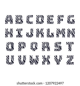 Golden letter alphabeth. Retro decorative lettering alphabet. Capital upper serif ABC.