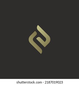 
Golden Letter EP Logo Icon . Monogram Initial Letter E Design Vector Image