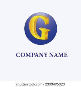 Golden Letter G Logo Design