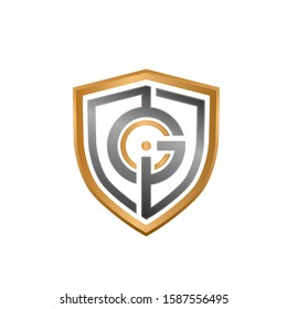 Golden Letter G. Typography vector element for design. Letter G with golden paint texture. Vector illustration