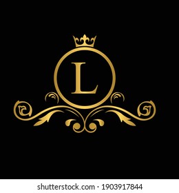 L Gold Logo Images Stock Photos Vectors Shutterstock