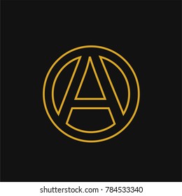 Golden Letter Logo Stock Vector (Royalty Free) 784533340 | Shutterstock