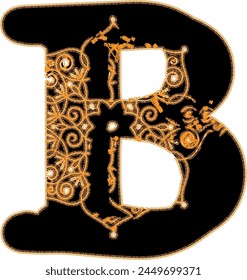 Golden Letters And Soft Illuminations-B