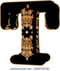 Golden Letters And Soft Illuminations-T