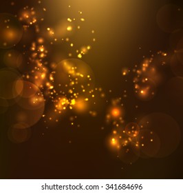 Golden light background