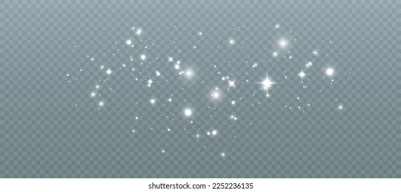 Golden light dust particles abstract light bokeh background for web design and illustration.