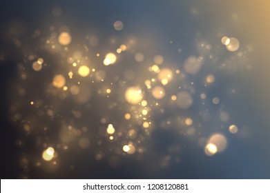 golden magical background