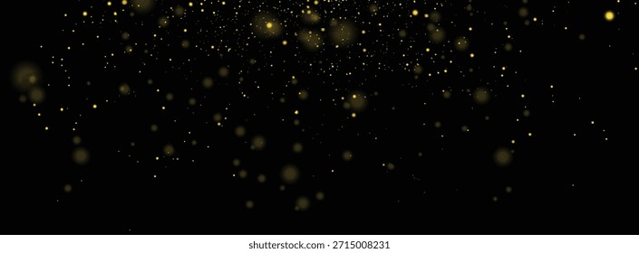 Diseño de fondo de textura de celebración bokeh de oro con brillo de efecto de luz dorado