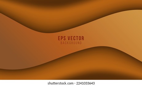 Golden light on elegant orange abstract background