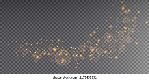 Golden Light Png Bokeh Light Lights Stock Vector Royalty Free