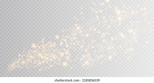 golden light png. Bokeh light lights effect background. Christmas glowing dust background Christmas glowing light bokeh confetti and glitter texture overlay for your design.
