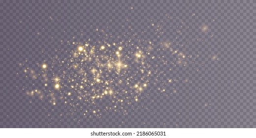 golden light png. Bokeh light lights effect background. Christmas glowing dust background Christmas glowing light bokeh confetti and glitter texture overlay for your design.
