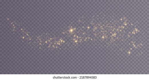 Golden Light Png. Bokeh Light Lights Effect Background. Christmas Glowing Dust Background Christmas Glowing Light Bokeh Confetti And Glitter Texture Overlay For Your Design.
